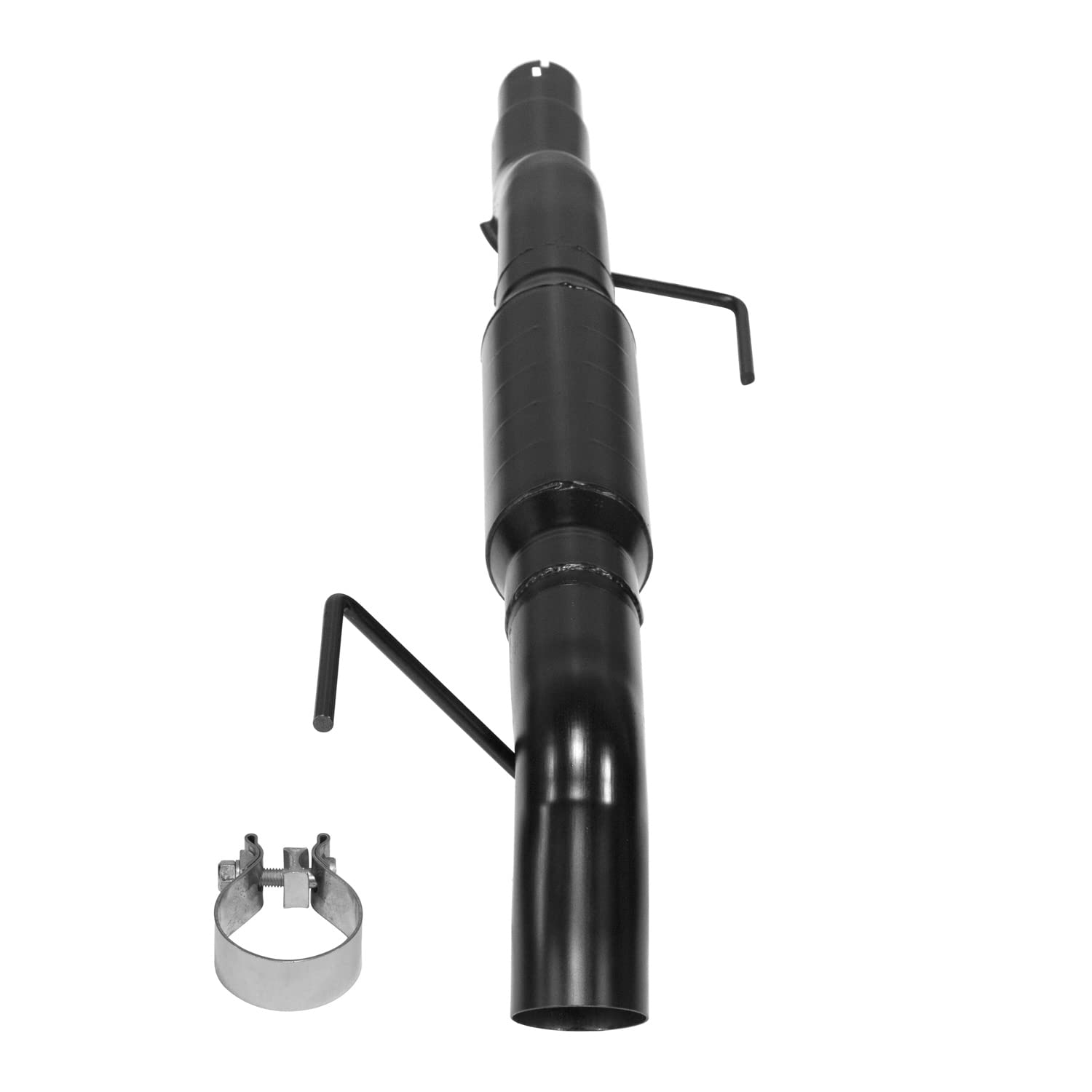 Outlaw Extreme Flowmaster 817707 Cat-Back Exhaust Kit 3 Inch 409 Stainless Steel Black Dump Turn Down Compatible with 2009-2014 Ford F-150 Truck 4.6L 5.0L 5.4L 2 & 4WD All Wheelbases