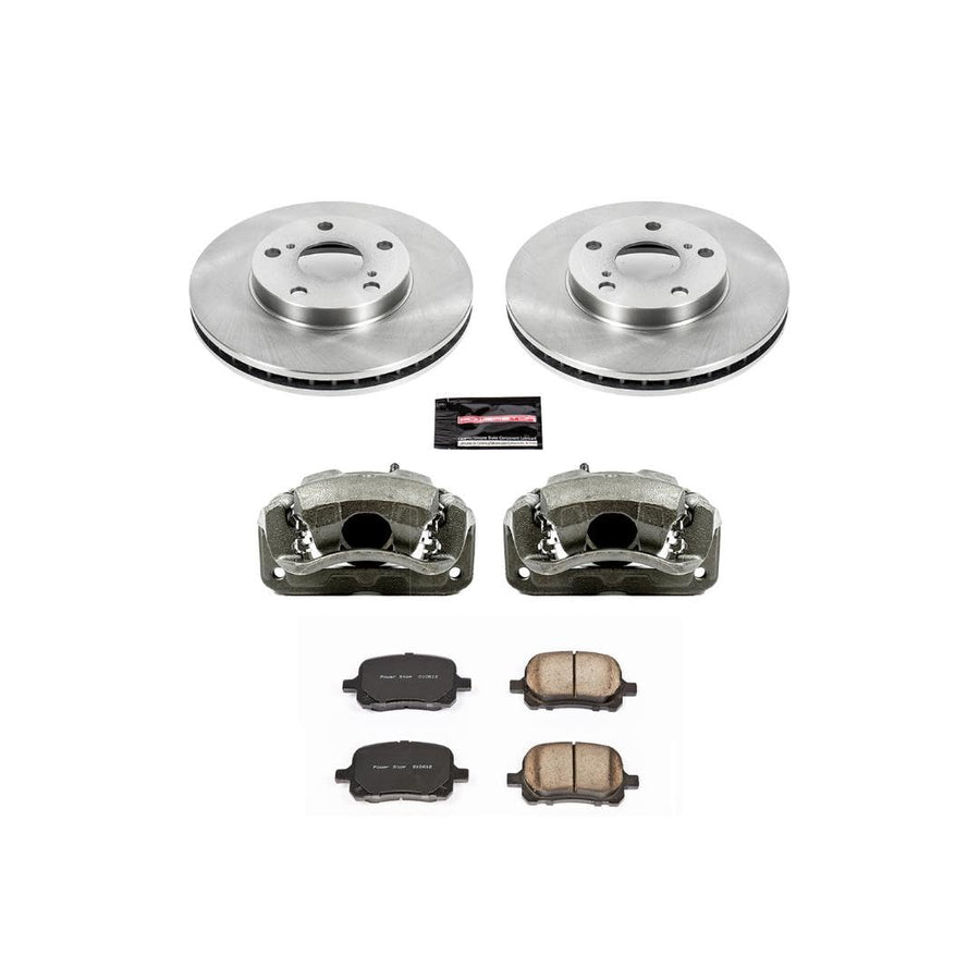 Power Stop KCOE1058 Replacement Front Stock Brake Kit (with Calipers)