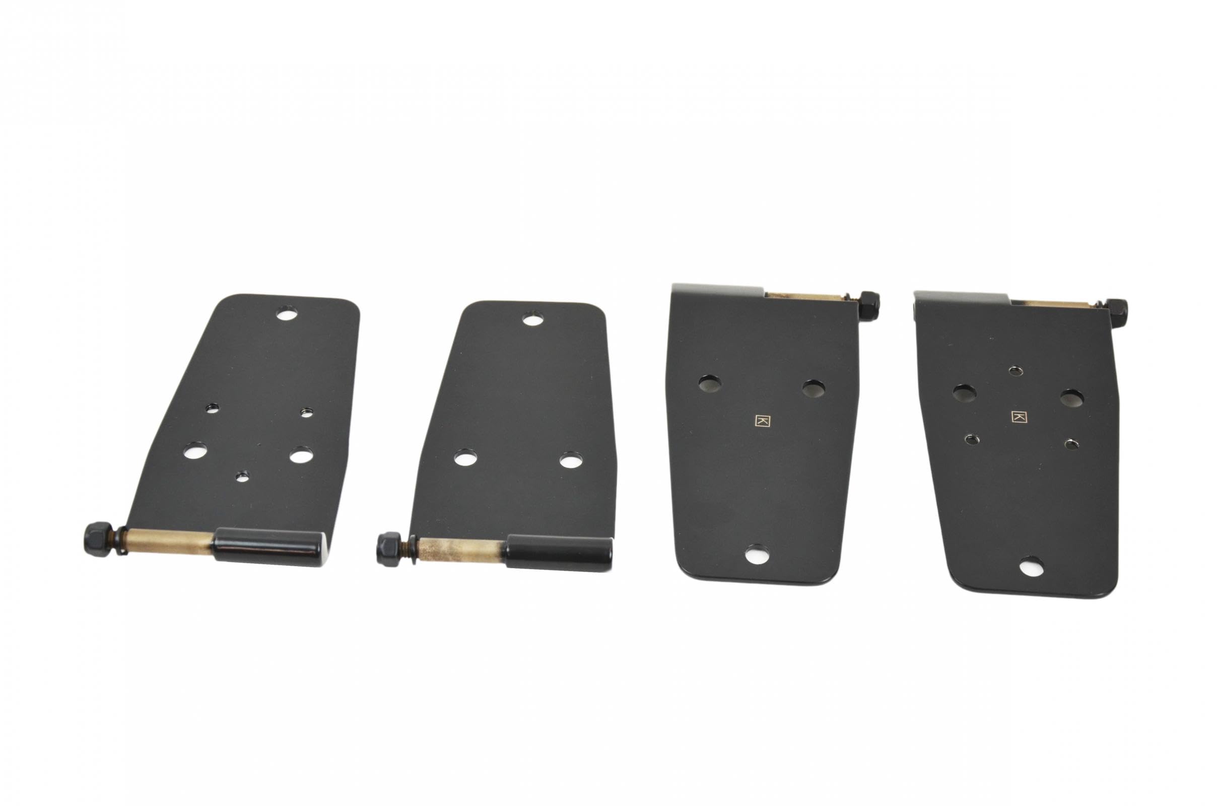 Black Powder Coated Kentrol Stainless Steel Hardtop Door Hinge Set 50420