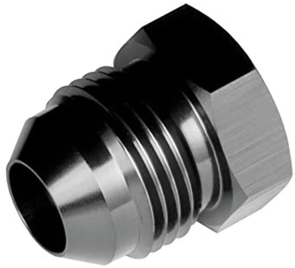Performance Redhorse 806-06-2 AN flare plug (Black), 1 Pack
