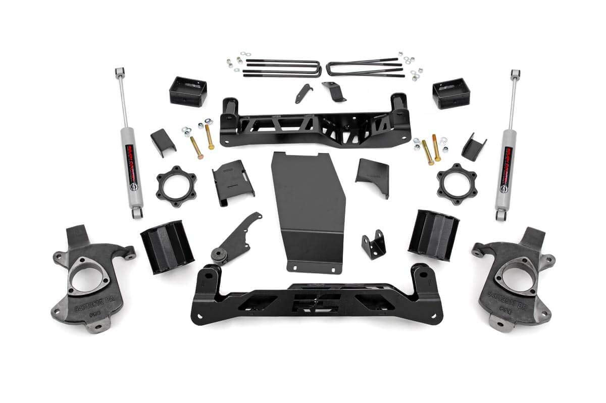 5" Lift Kit Rough Country for 2014-2018 Chevy Silverado GMC Sierra 1500 4WD - 22330