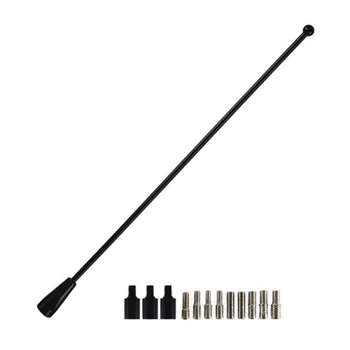 Metra Electronics - Replacement Black Steel Mast - 8 Inch (44-SHSH) Metra Antenna Masts