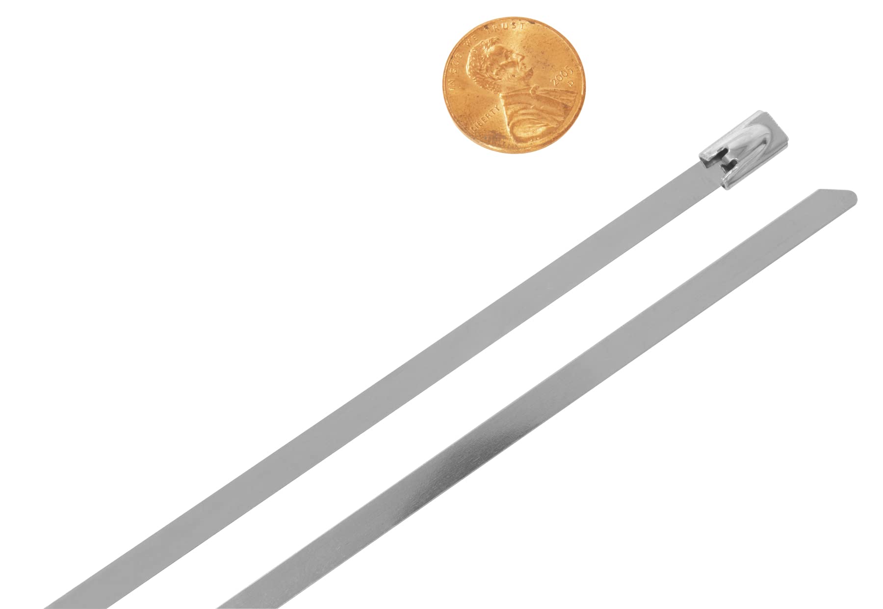 W2946 Performance Tool 14" SS 304 Cable Tie, 100 LBS (10 Pieces)