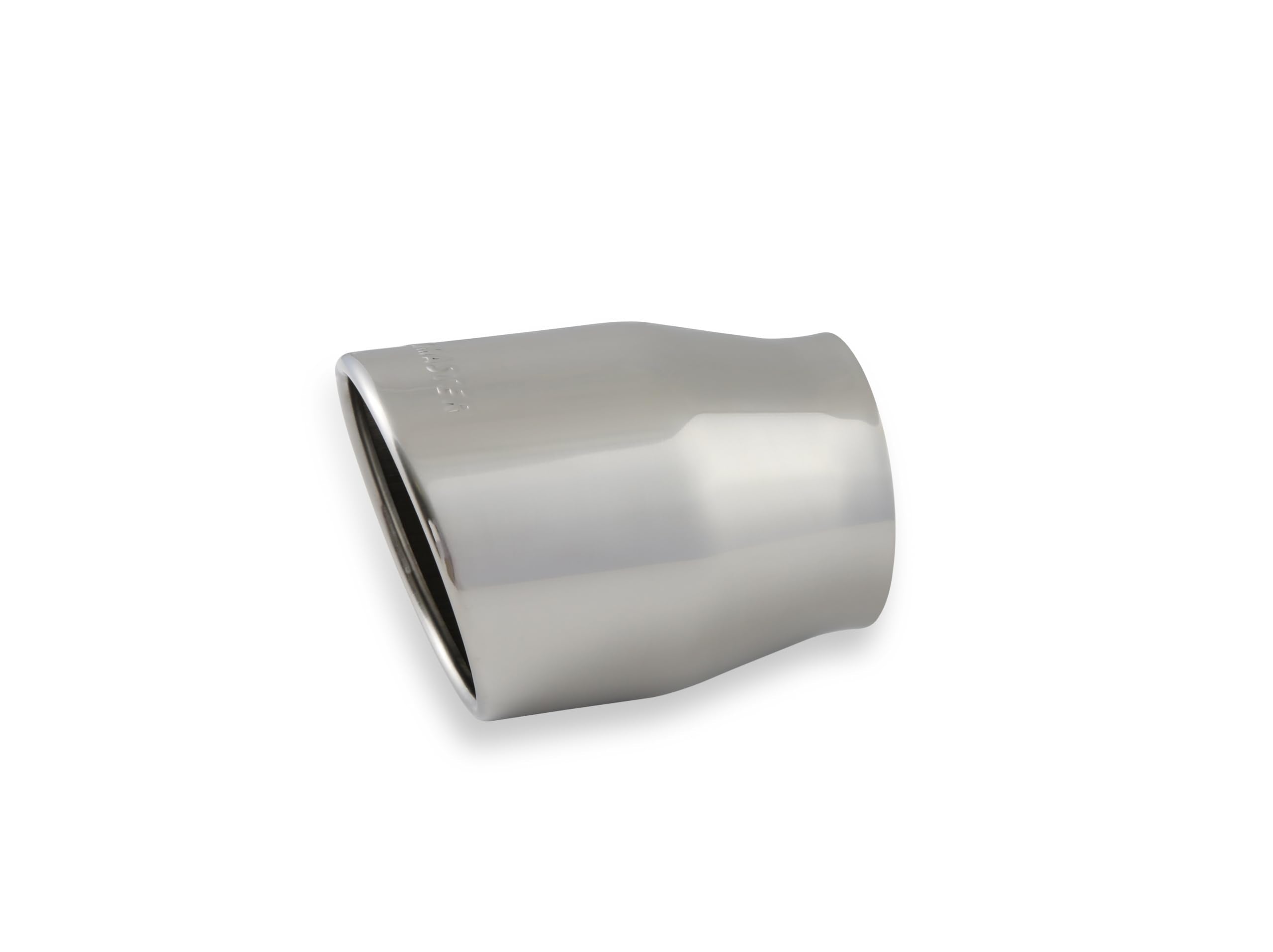 Exhaust Tip Flowmaster 15371 4 Inch Rolled Angle Cut Polished 304 Stainless Steel Fits 3 Inch Tubing Weld On