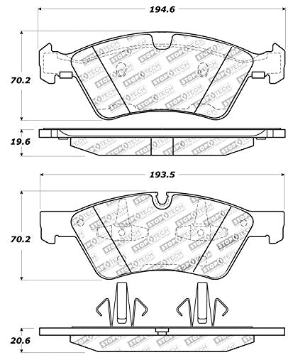 Sport Brake Pads StopTech 309.11230 with Shims and Hardware
