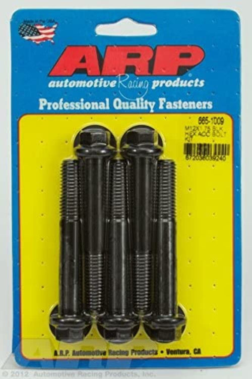 Hex ARP (665-1009) Oxide Bolt, Black