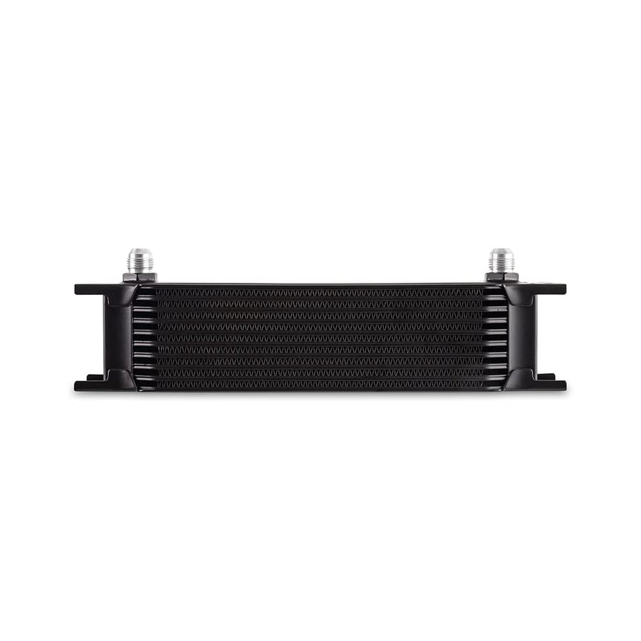 Mishimoto Universal 10-Row Oil Cooler, 8AN, Black MMOC-10-8BK