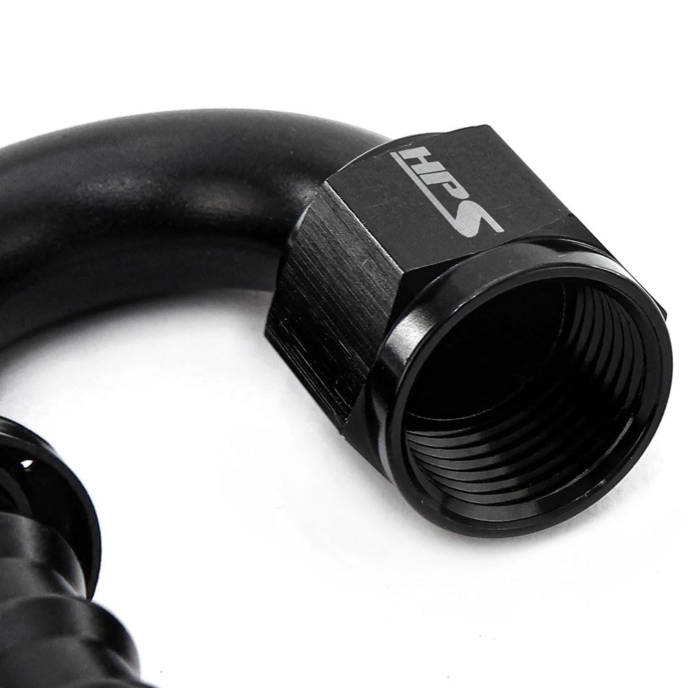 90 Degree HPS Performance -8 Push-On Aluminum AN Hose End, 150-9008