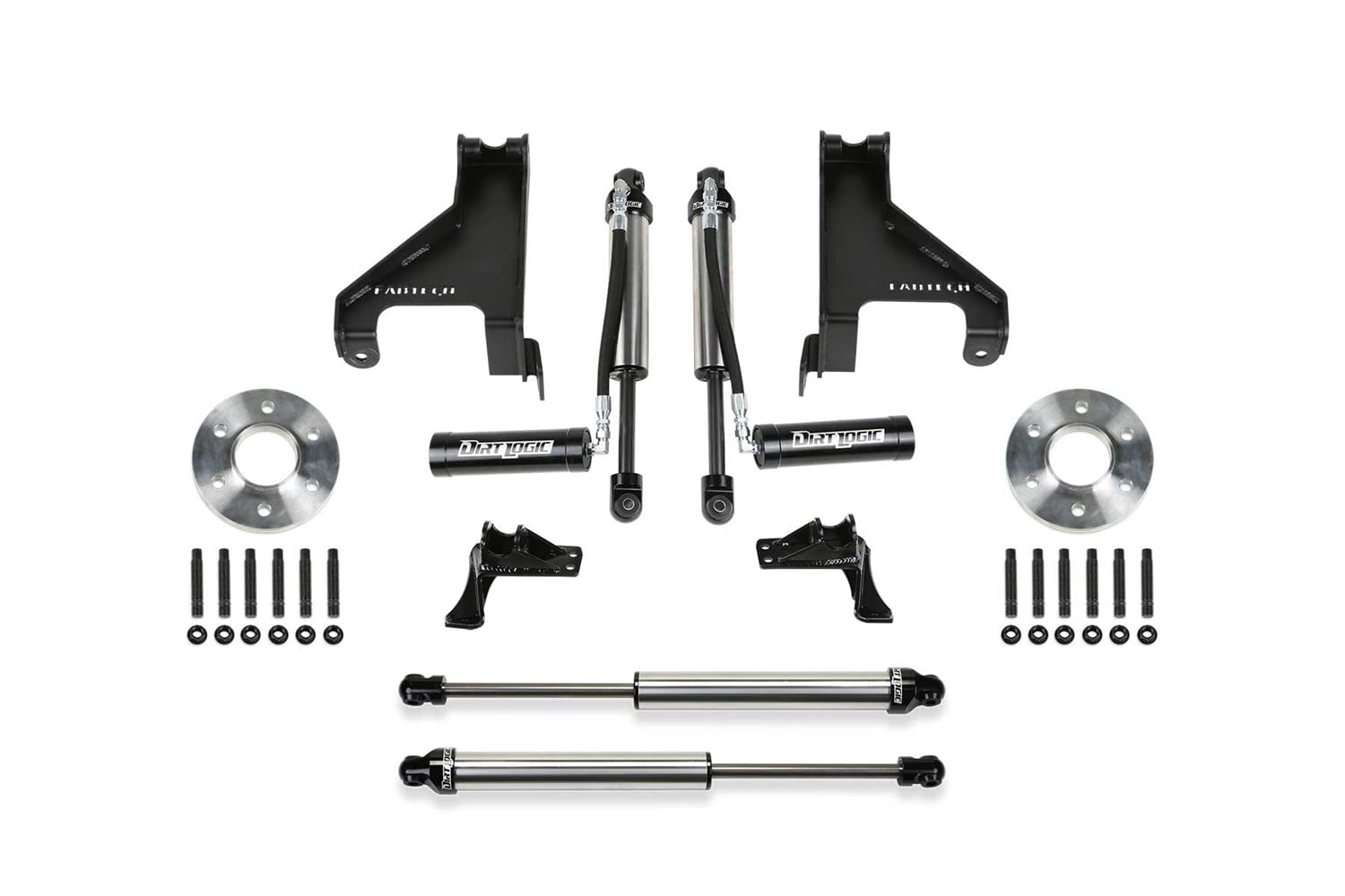AUX Shock Kit Fabtech with 2.25 DLSS 2015-21 SPRINTER 2500 4WD K9005DL