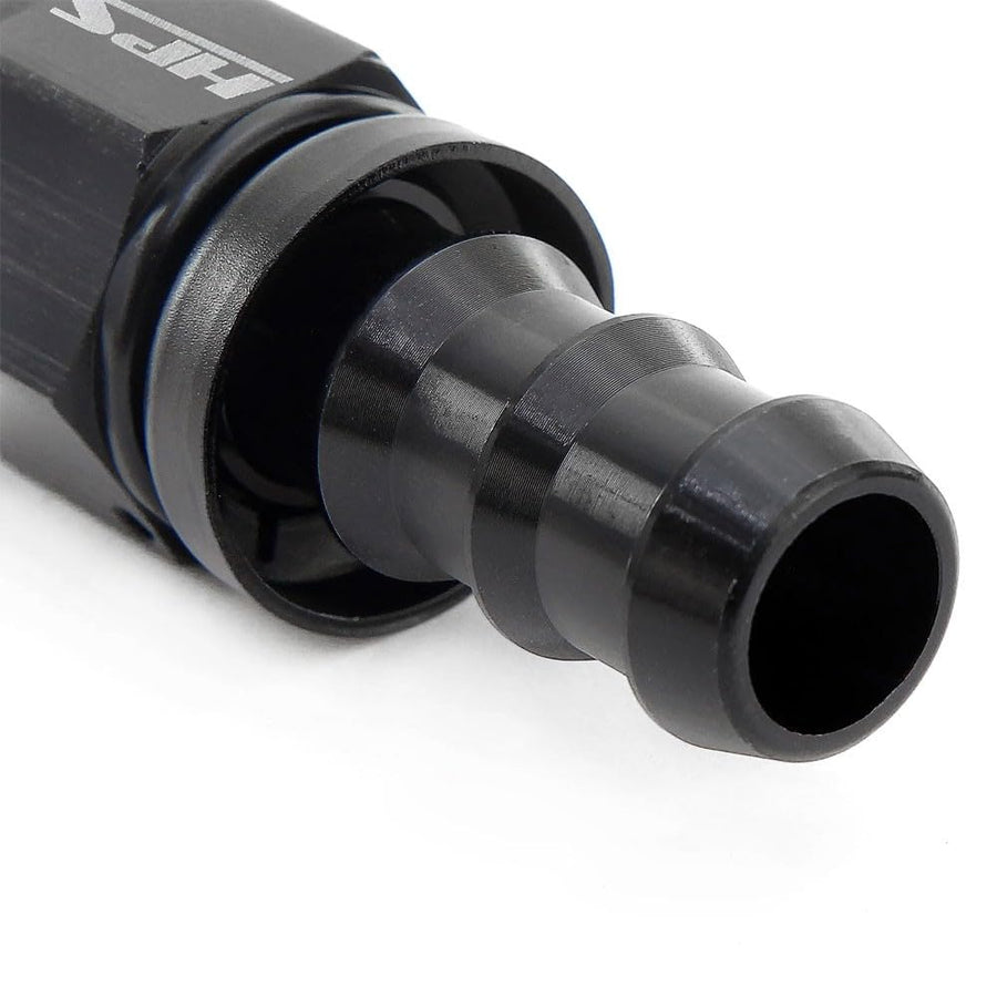 150-0012 HPS Performance -12 Straight Push-On Aluminum AN Hose End