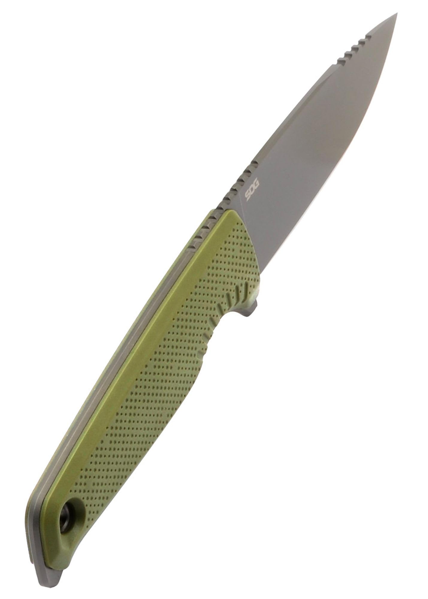 SOG FX Altair Lightweight Compact Multi-Functional Fixed Blade Knife | CRYO 154CM Steel | UMS Sheath | Removable GRN Handle, Field Green