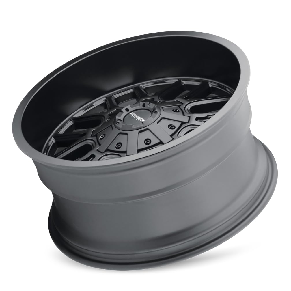 Cogent Mayhem 8107 Matte Black Wheel (20 x 10. inches /8 x 165 mm, -19 mm Offset)