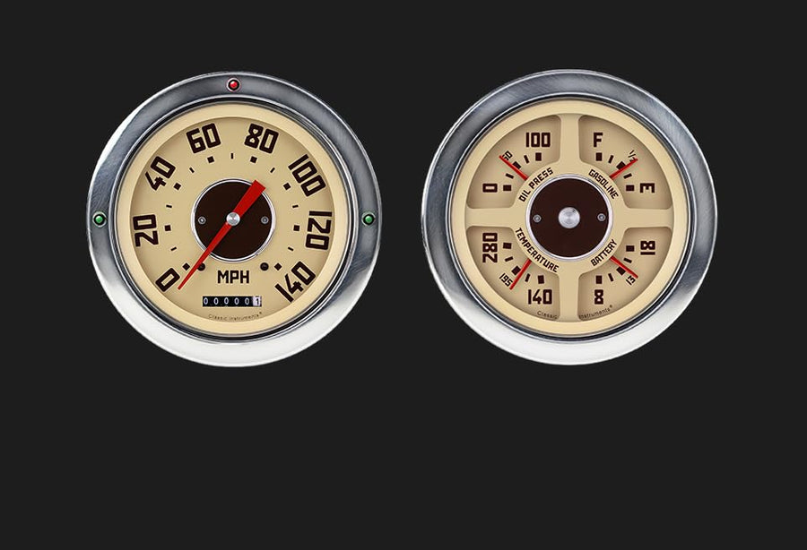 Classic Instruments CT54GM52-LS Speedometer and Quad Gauge Gmc CHV TRK-Gauge-Ls