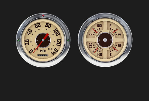 Classic Instruments CT54GM52-LS Speedometer and Quad Gauge Gmc CHV TRK-Gauge-Ls