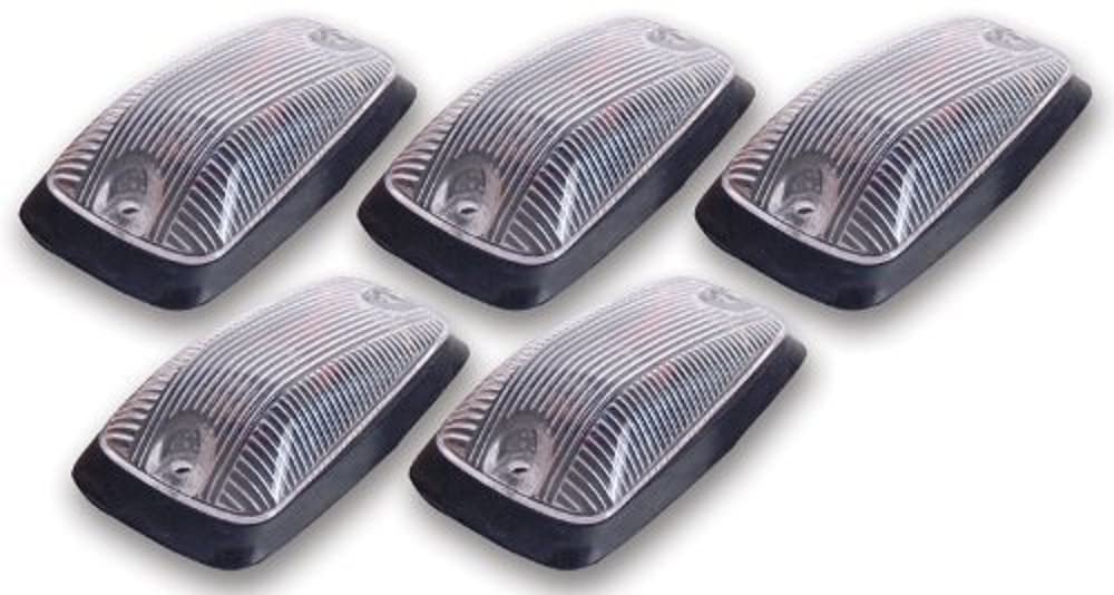 Hi-Five Pacer Performance 20-220C Amber Chevy Style Cab Roof Light Kit, (Pack of 5)