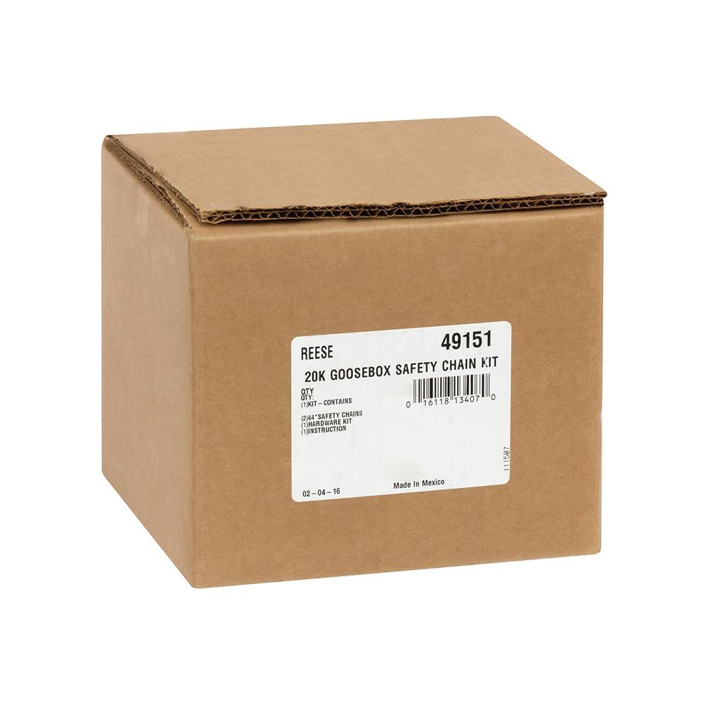 Goose Box Reese Towpower 49151 Fifth Wheel Trailer Safety Chains, 20,000 lbs. Capacity