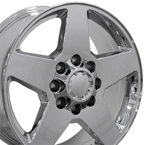 Chrome Wheel OE Wheels LLC CV91B-20085-8180-44C Painted (20 x 8.5 inches /8 x 180 mm, 44 mm Offset)