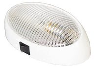 Universal Porch/Utility Light Arcon 51252 with Clear Lens, White Base and Switch