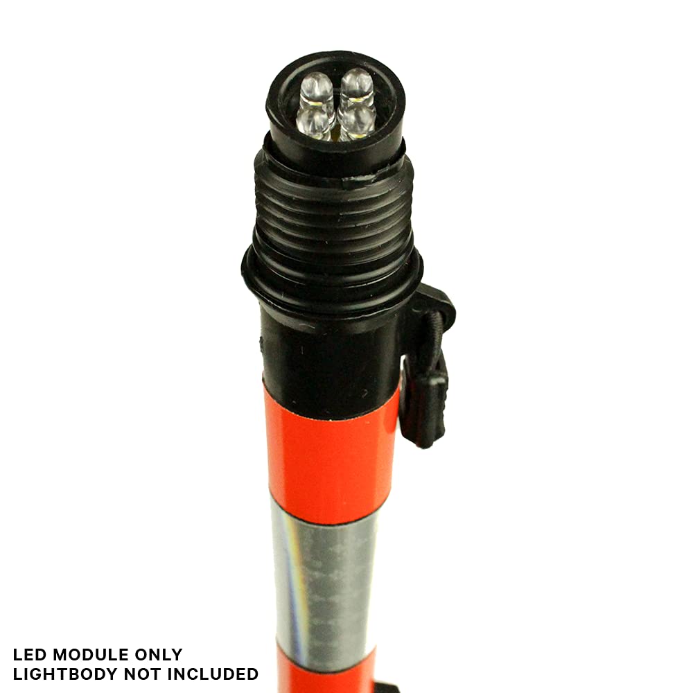 4 LED Module YakAttack for VISI Lights | Upgrade for VISICarbon Pro & VISIPole II | Brighter Replacement for Stock 2 LED Module | Made in USA