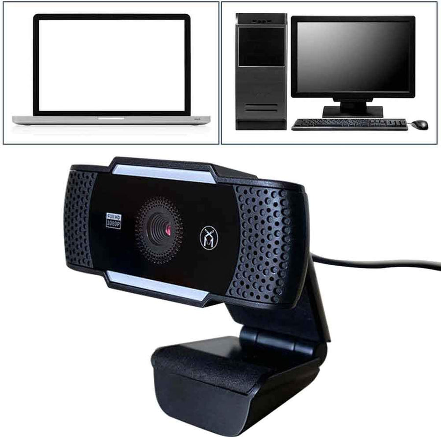 HD Webcam Hongwen with Microphone, 1080P PC Laptop Desktop USB Webcams Streaming Computer Camera for Video Calling Recording Conferencing Gaming Web Camera