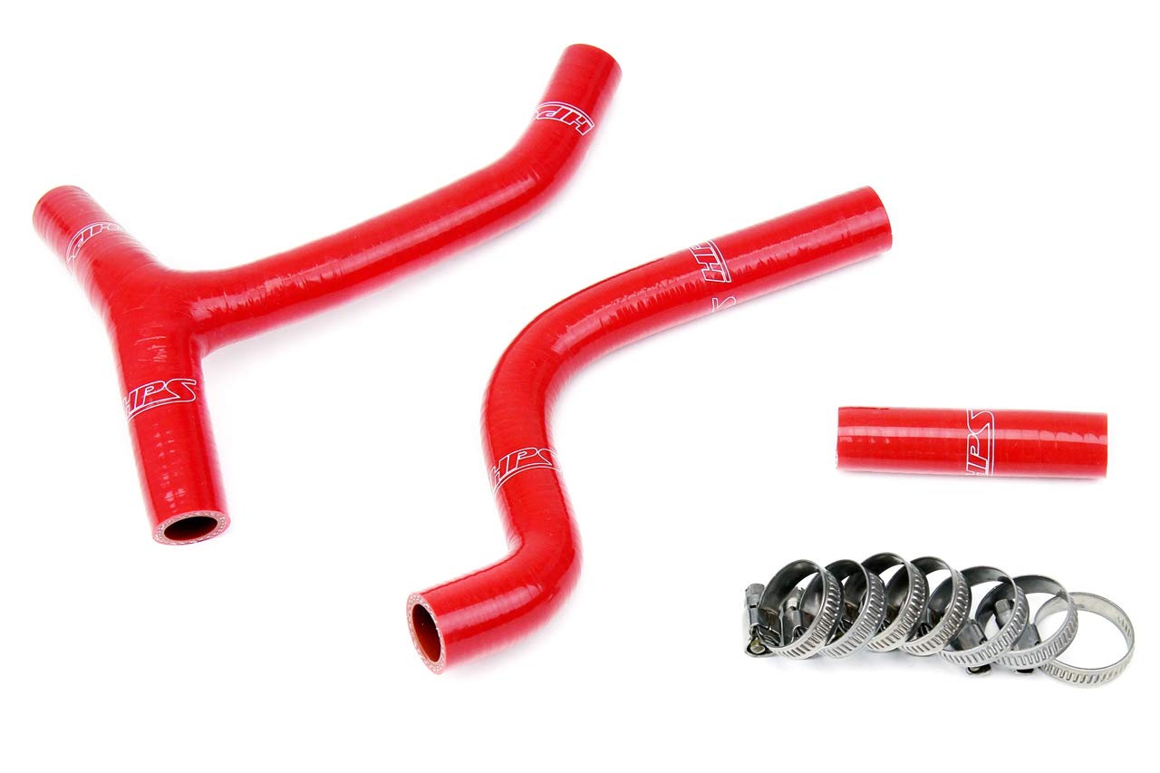 Red Silicone Radiator Coolant Hose Kit HPS 57-1265-RED