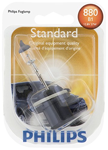 880 Philips Standard Halogen Replacement Front Fog Bulb, 1 Pack