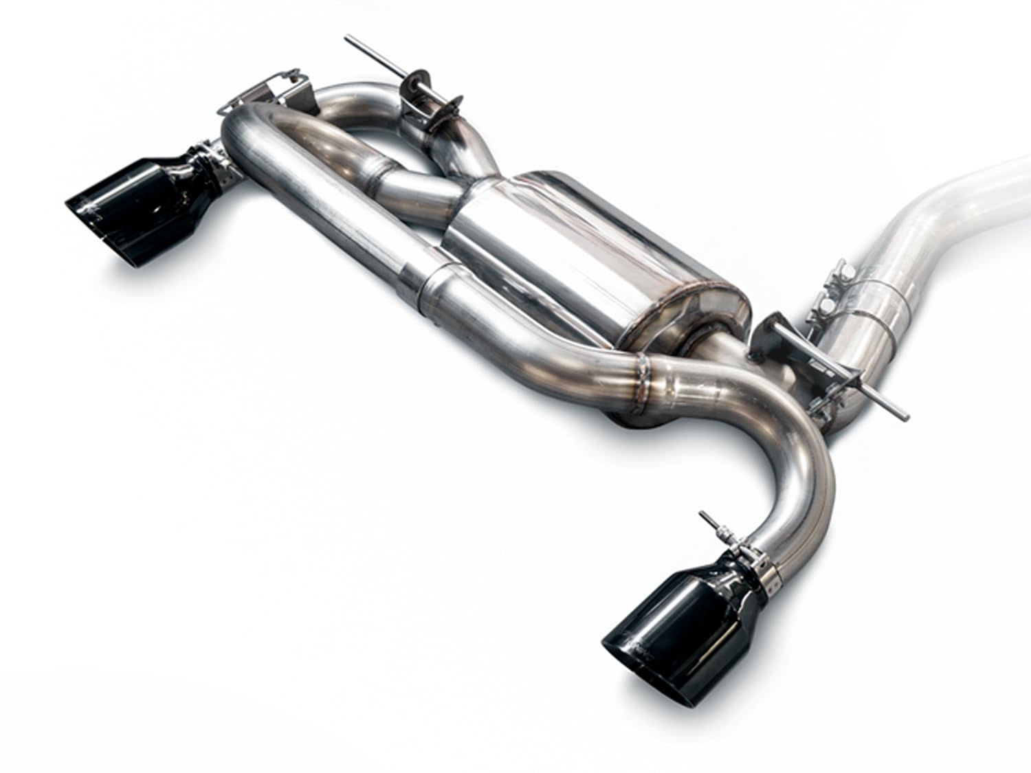 BMW F22 AWE Tuning M240i / M235i Exhaust Suite - Touring Edition (Axleback) / 102mm / 2 - Diamond Black - AWE