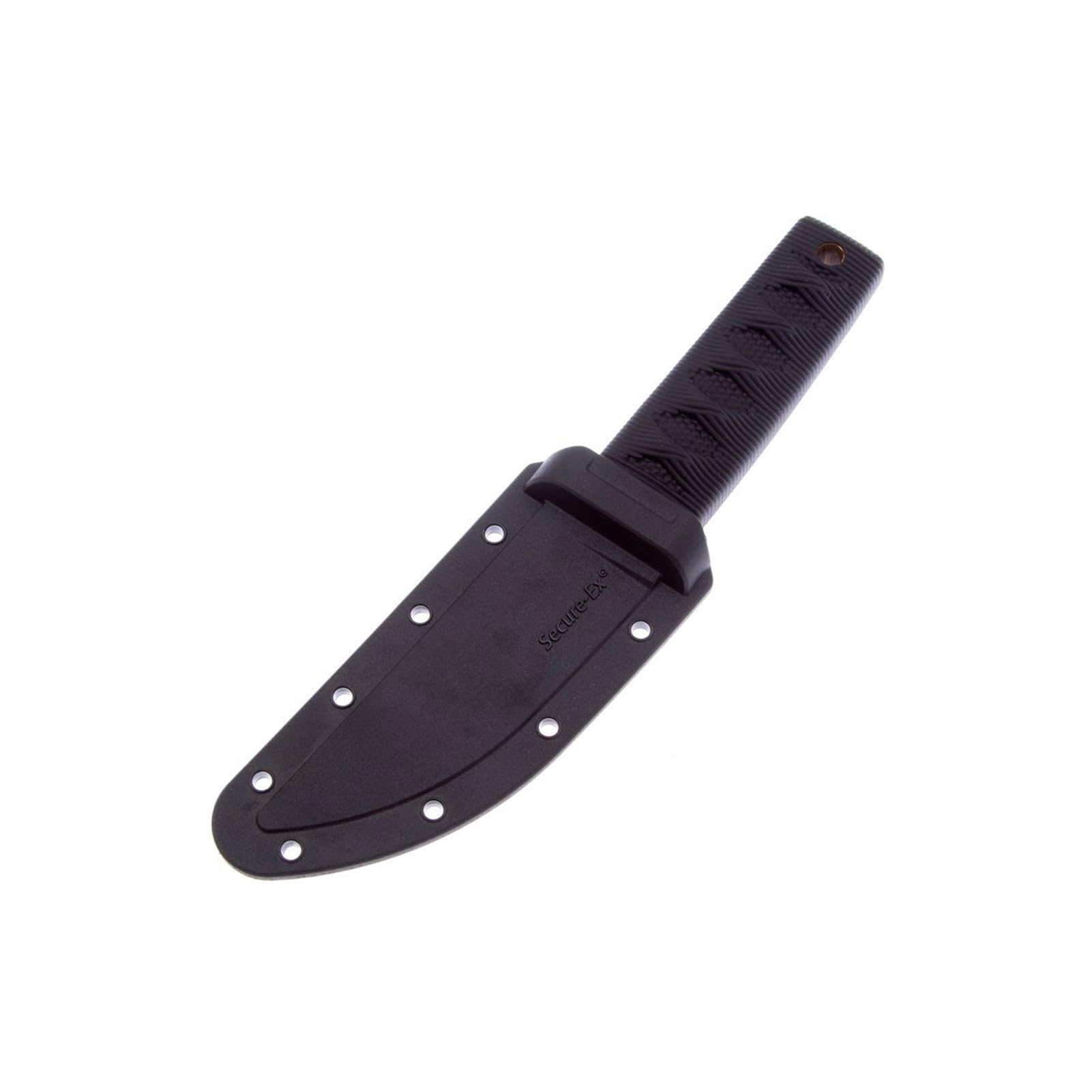 Kyoto II Cold Steel 3-3/8" Durable Compact 8Cr13MoV Stainless Steel Fixed Blade Drop Point Outdoor Hunting Utility Knife, 3 3/8" Textured Kray-Ex Handle, Sheath Included