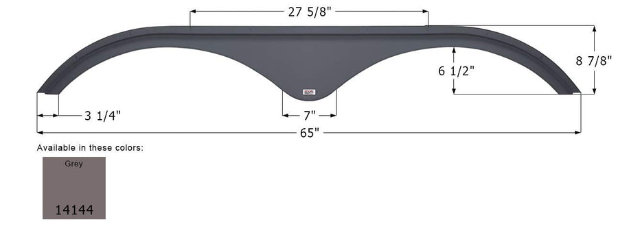 Fender Skirt ICON, Tandem, Pilgrim, FS4144, Grey
