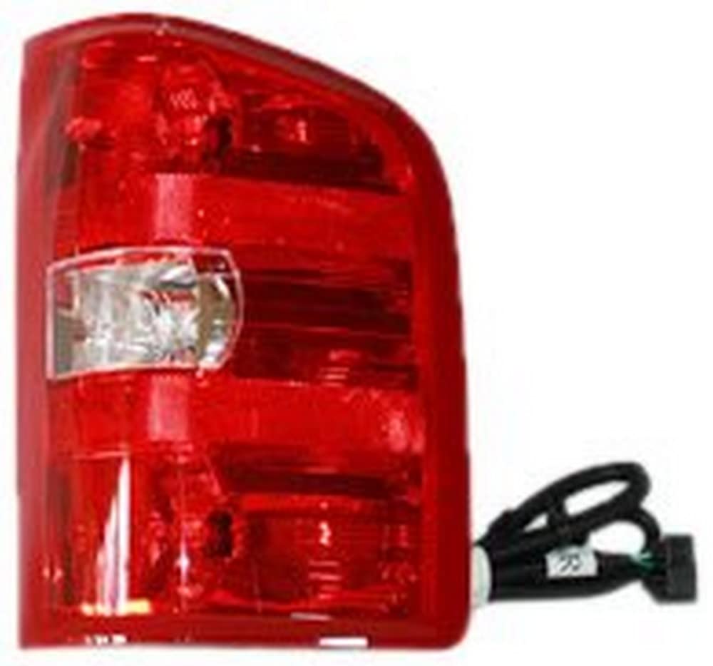 Right TYC Tail Light Assembly Compatible with 2007-2014 Chevrolet Silverado
