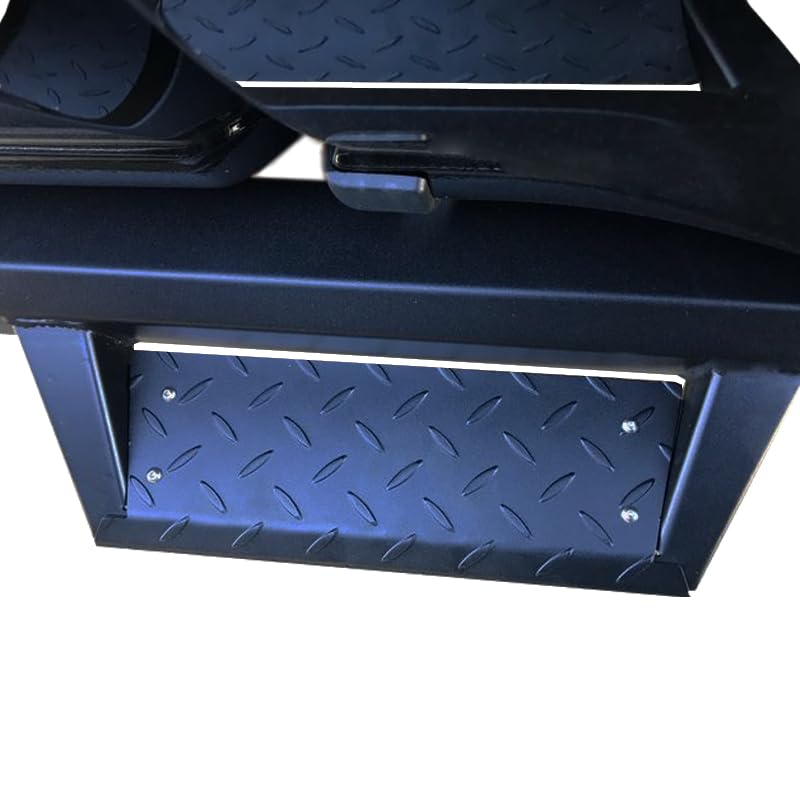 Superior Black Horse Side Steps WTW Black Compatible with 2015-2025 Ford F-150 Crew Cab -SUP-FO01-15