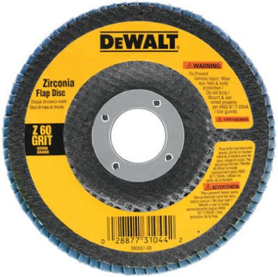 Flap Discs Zirconia - 4-1/2" x 7/8" 60 grit zirconia flap disc wheel [Set of 10]