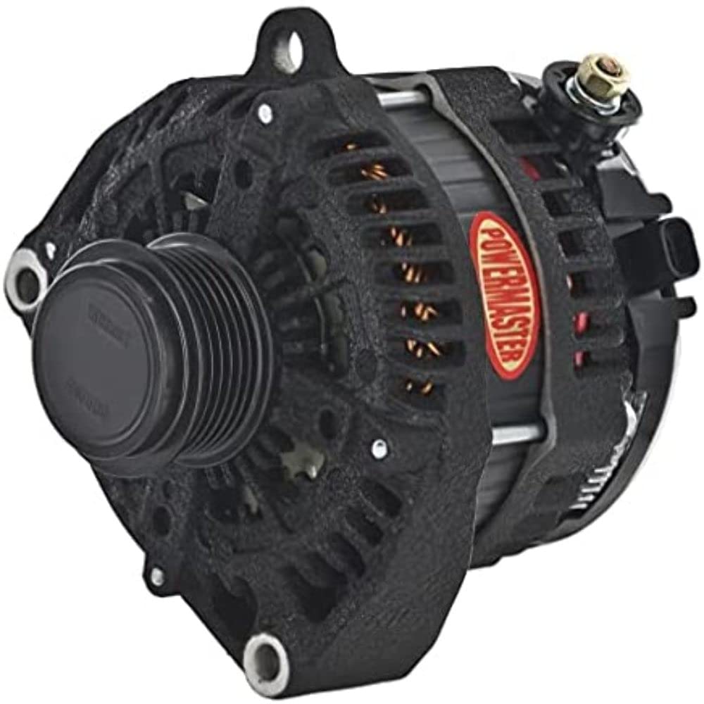 54007W Powermaster Alt GM Diesel Blk Wrinkle 245A 6 gr HPR