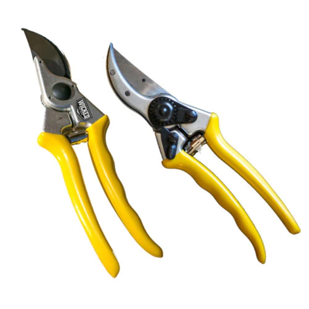 Wicked Tough Hand Pruner Wicked Tree Gear WTG-017, Yellow