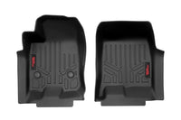 Rough Country Floor Mats Front for Chevy Colorado & GMC Canyon (2023-2025) - Non-Slip Waterproof Flexible Front Floor Mats
