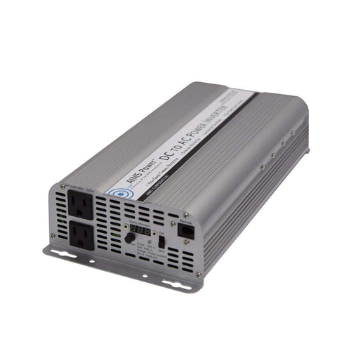 2500 Watt AIMS Power Modified Sine Power Inverter, 5000 Watt Surge Peak Power, and AC Outlets