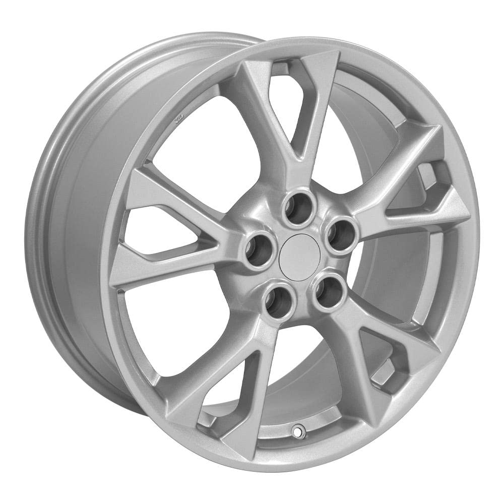 NS21-18080-5450-50S OE Wheels LLC Silver Wheel Painted (18 x 8. inches /5 x 114 mm, 50 mm Offset)