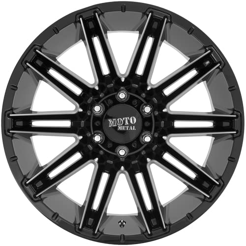 Moto Metal 20X12 MO998 G-BLK MILL -44MM - MO99821268344N