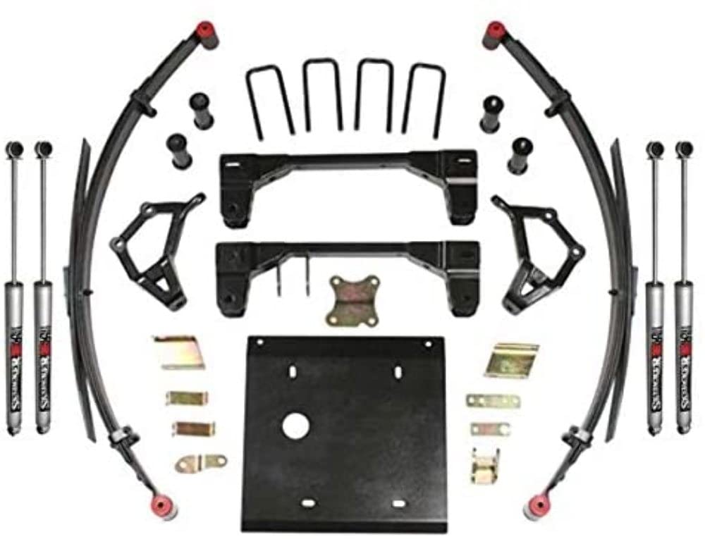 Skyjacker Suspension Lift Kit T432KS-M w/Shock M95 Performance Shocks 4 in. Lift 3.25 in. Wide Rear U-Bolts