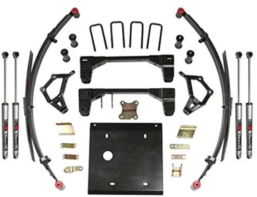 Skyjacker Suspension Lift Kit T432KS-M w/Shock M95 Performance Shocks 4 in. Lift 3.25 in. Wide Rear U-Bolts