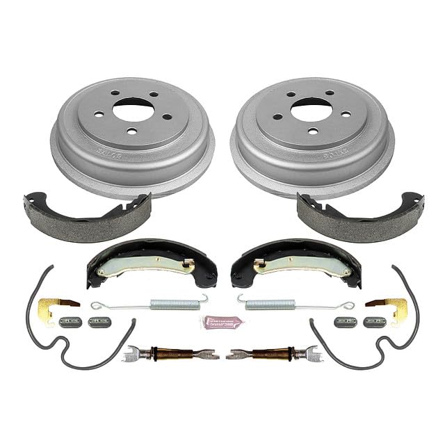 Power Stop KOE15381DK Rear Replacement Brake Kit-OE Brake Drums & Ceramic Brake Pads For Chevrolet HHR 2006-2008 [Model Specific]