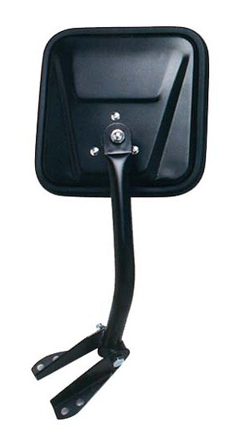 Jeep CJ CIPA 44650 Manual Replacement Driver Side Mirror, Black OE Style