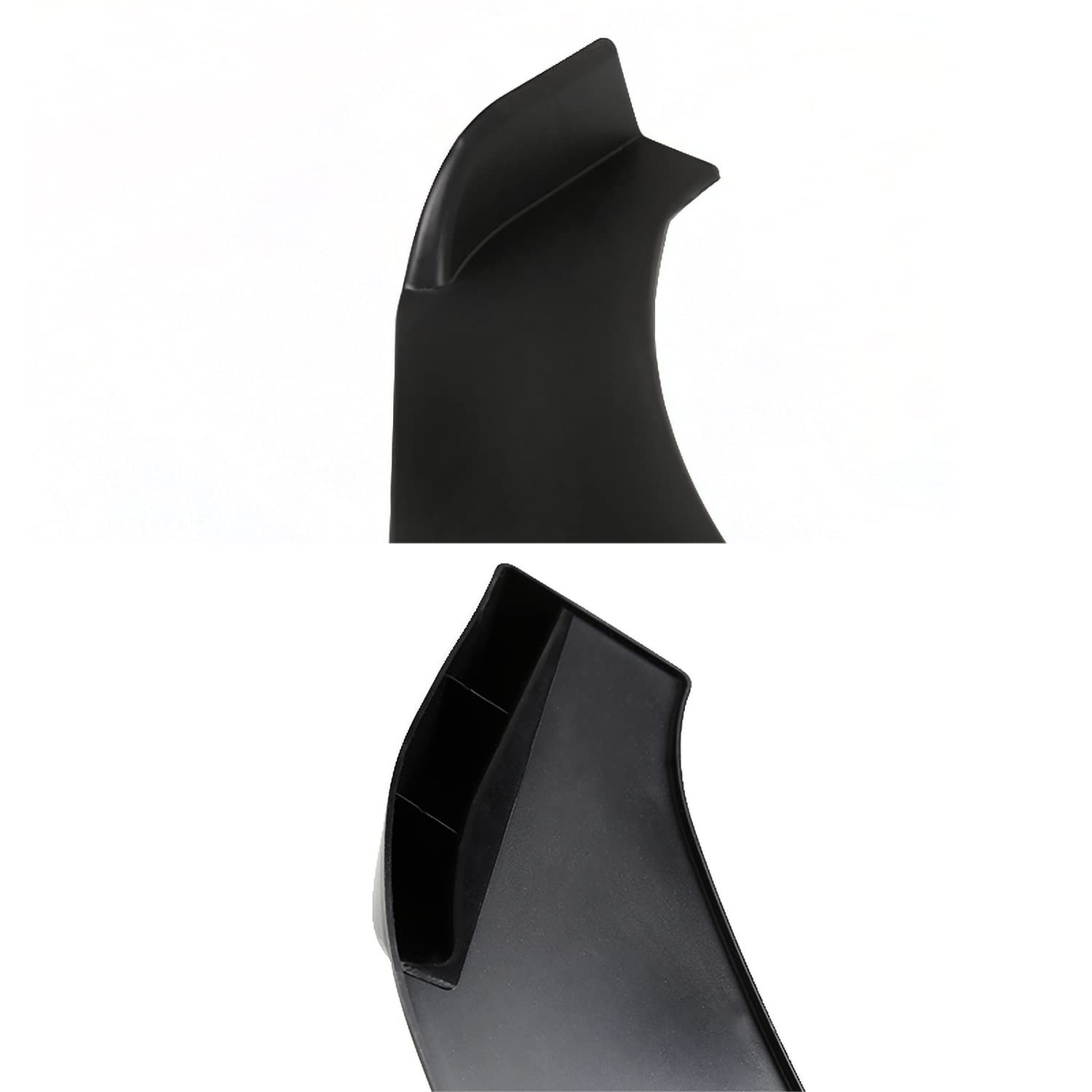 Matte Black Spec-D Tuning Universal Front Bumper Lip Spoiler Splitter Body Kit 3PC