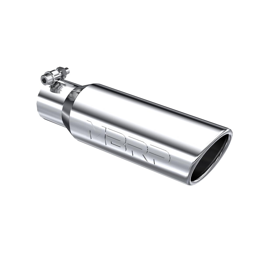 MBRP Tip T5113 (3 1/2" O.D. 2 1/2" Inlet Angled Rolled End 10" Length T304)