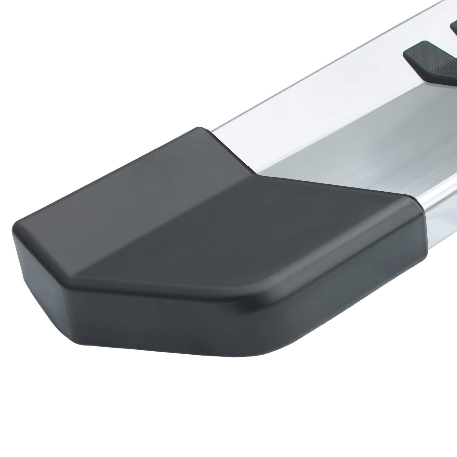 6 in. Raptor 1756-ALM Running Boards; 56 in; Rocker Panel Mount; Aluminum; Requires Separate Mount Kit;