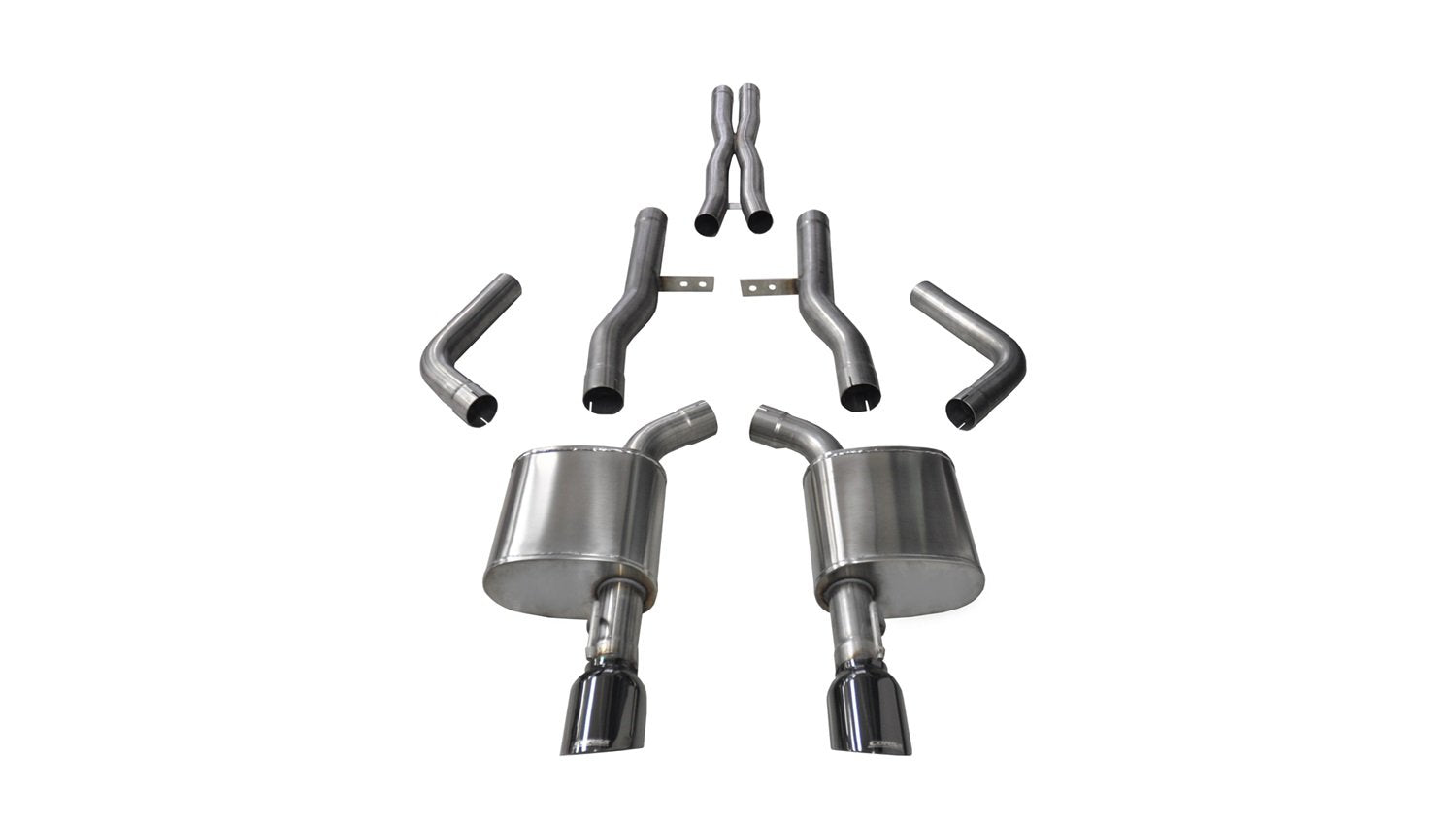 Corsa Cat Back Exhaust 14996BLK (Dodge Charger R/T Scat Pack 6.4L V8, Extreme)