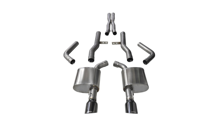Corsa Cat Back Exhaust 14996BLK (Dodge Charger R/T Scat Pack 6.4L V8, Extreme)