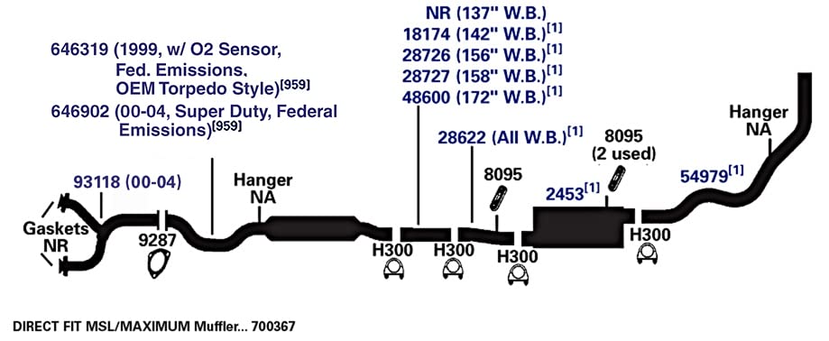 Exhaust Pipe AP Exhaust Products 18174
