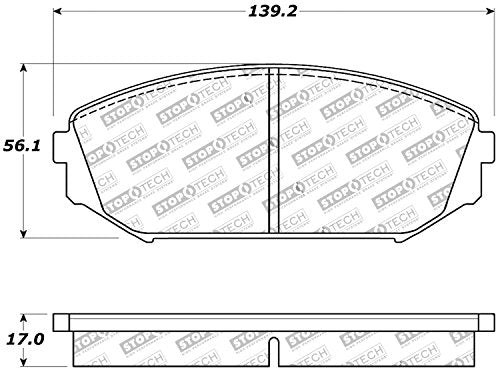 Sport Brake Pads StopTech 309.07930 with Shims and Hardware