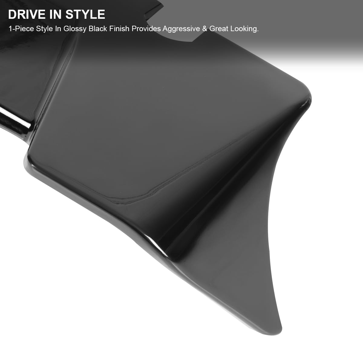 Glossy Black ABS Cab Roof Spoiler Spec-D Tuning for 2015-2020 Ford F150 Models